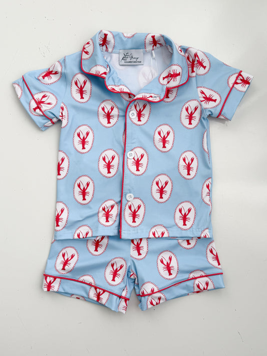 Crawfish Cutie Boys Pajama Set