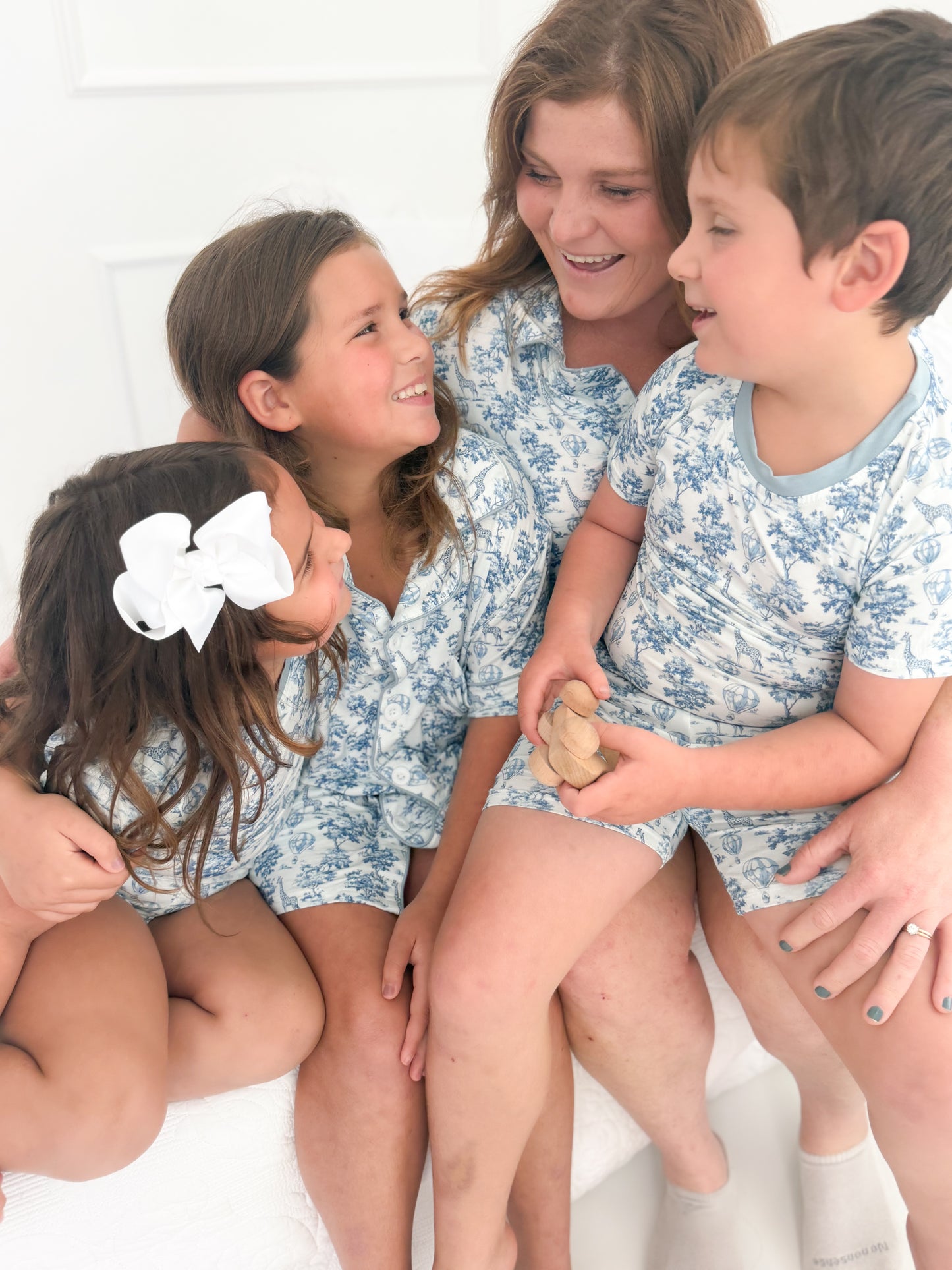 Safari Toile Bamboo Mom Set