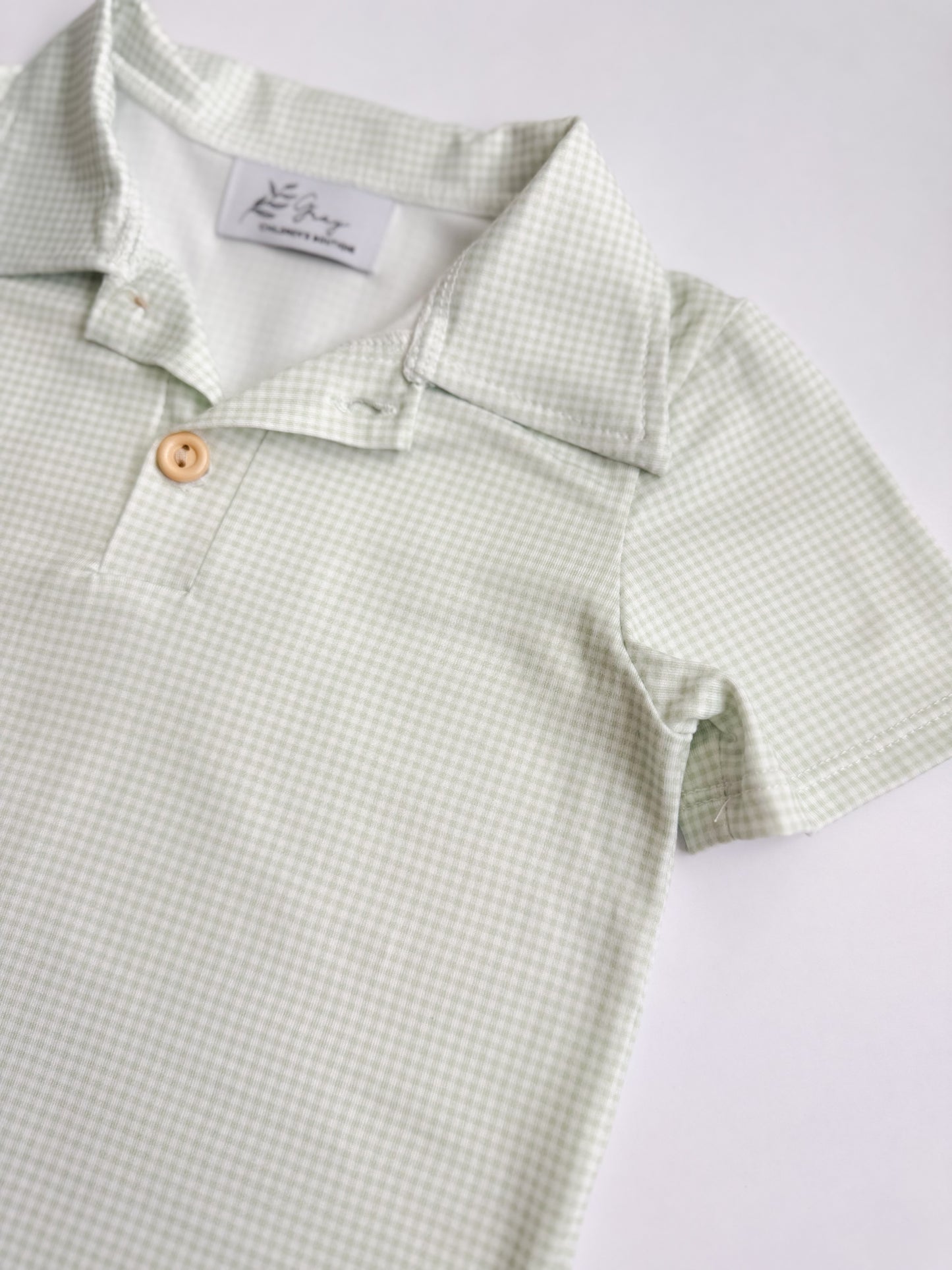 Spring Gingham Polo