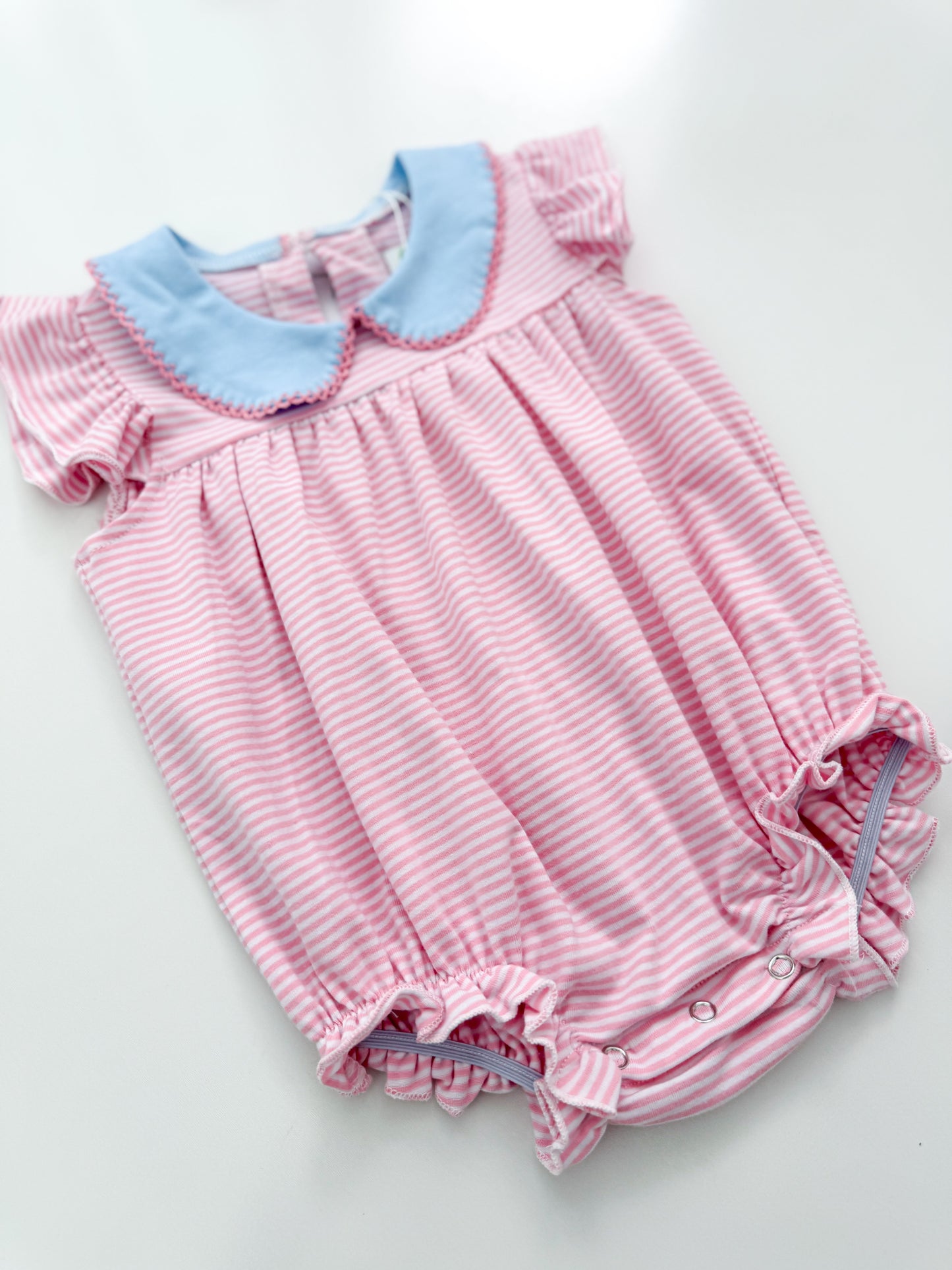 Emmie Striped Girls Bubble
