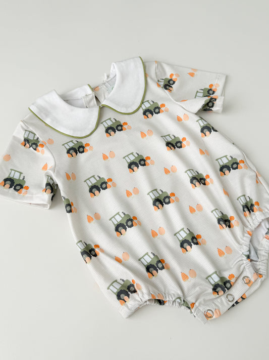 Rowan Pumpkin Short Sleeve Bubble