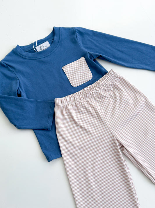 Tommy Gingham Boy Set