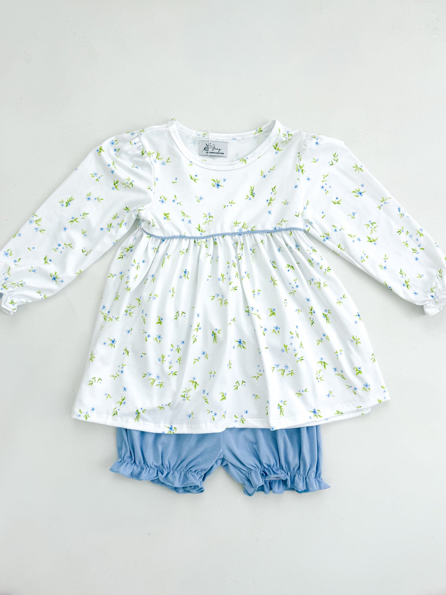 September Floral Bloomer Short Set