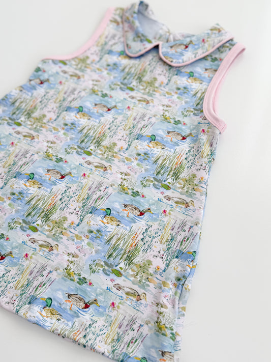 Duck Pond Collared Dress