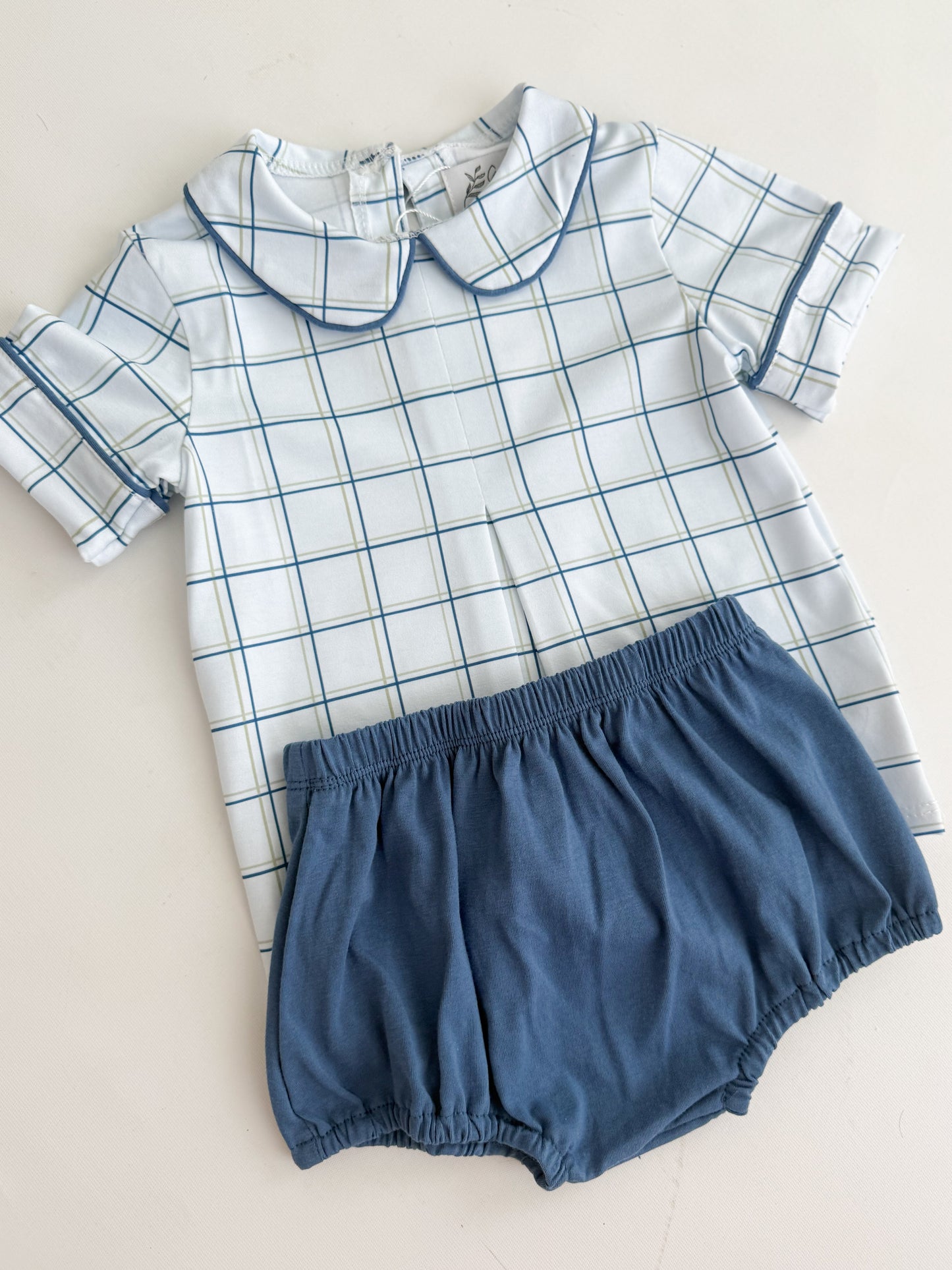 Nicholas Plaid Bloomer Set