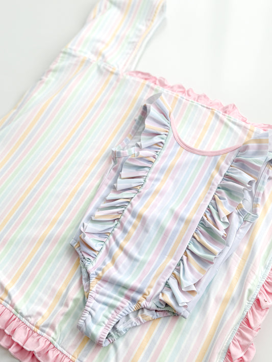 Candi Stripe Hooded Towel