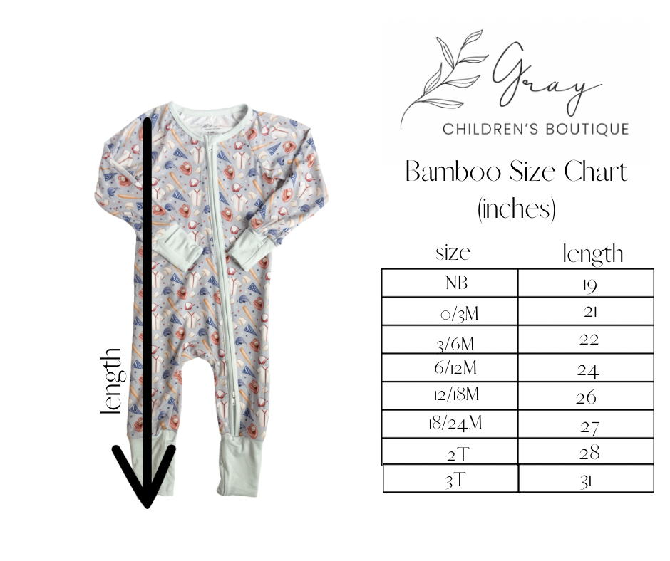 Let's Play Ball Bamboo Romper
