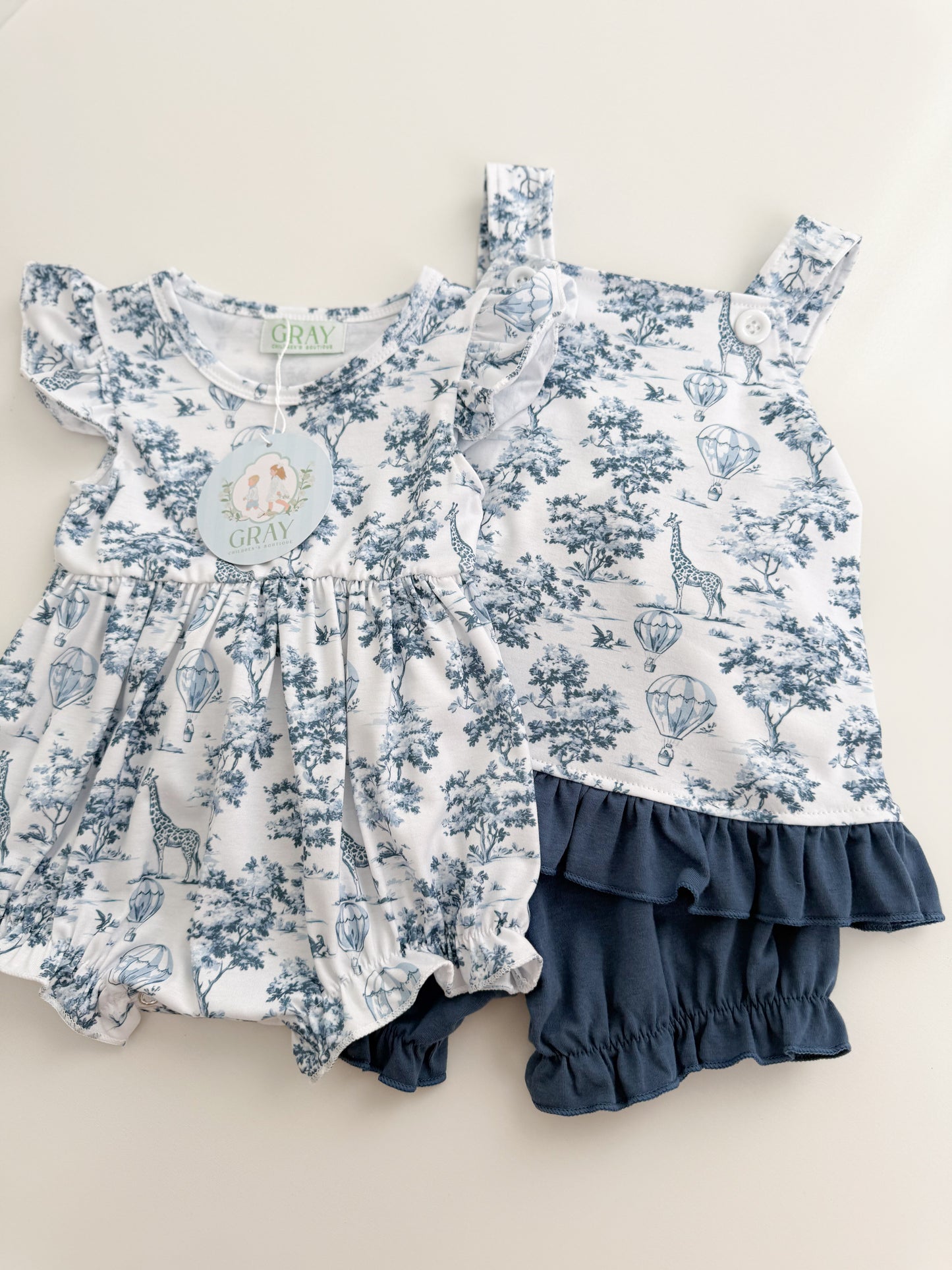 Safari Toile Girls Bubble