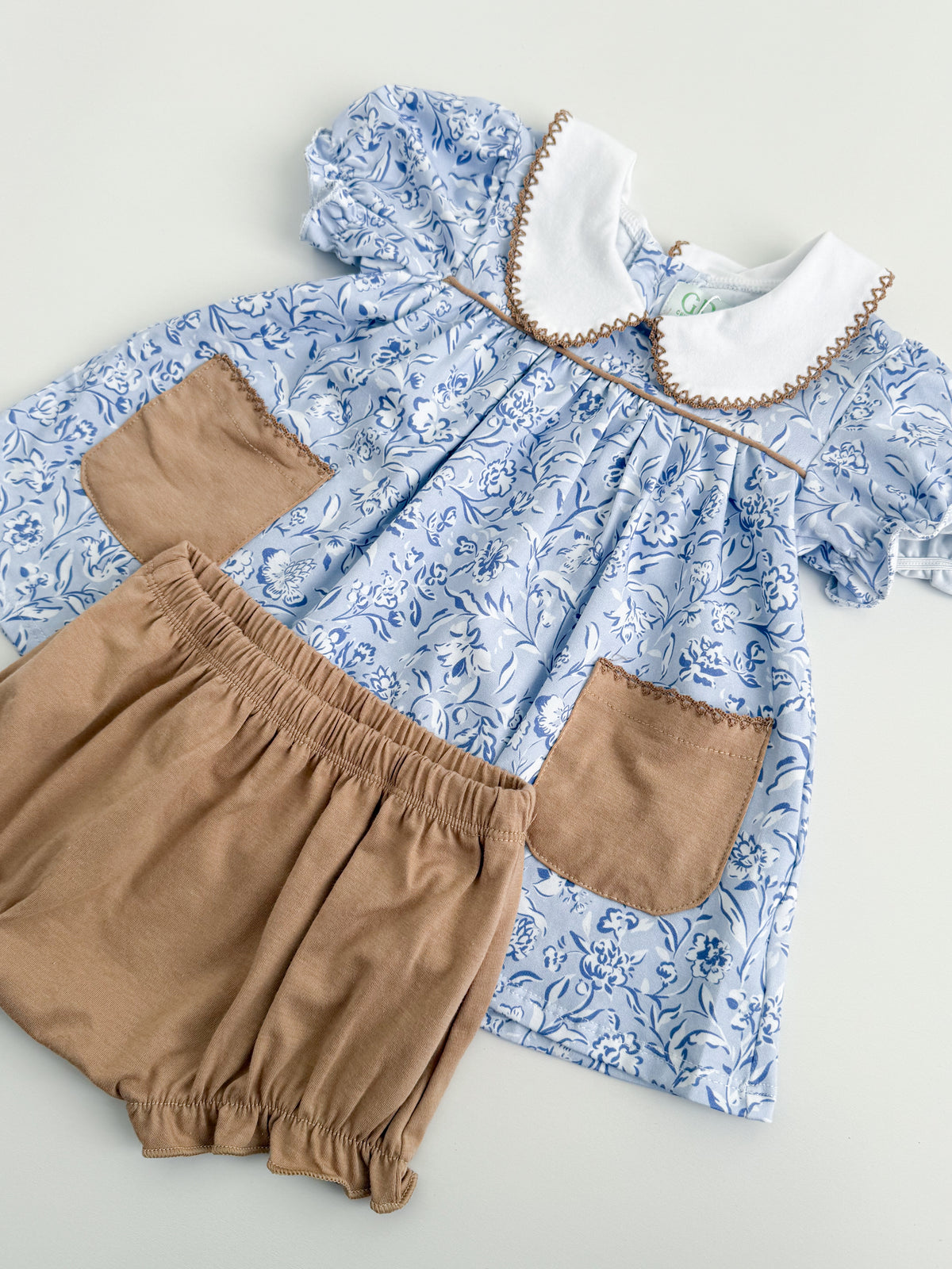 Abel Plaid Shortie Set