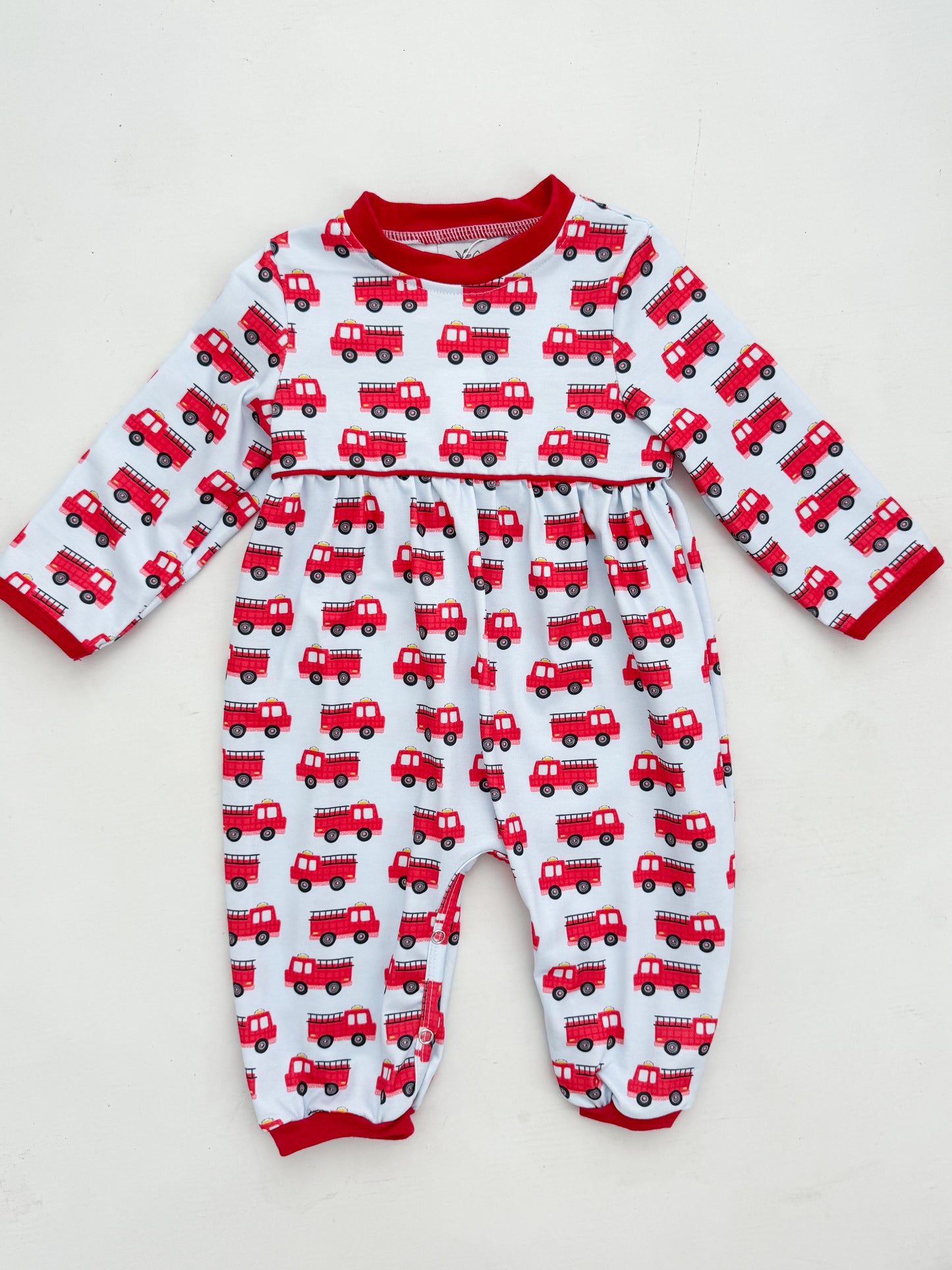 Tucker's Firetruck Romper