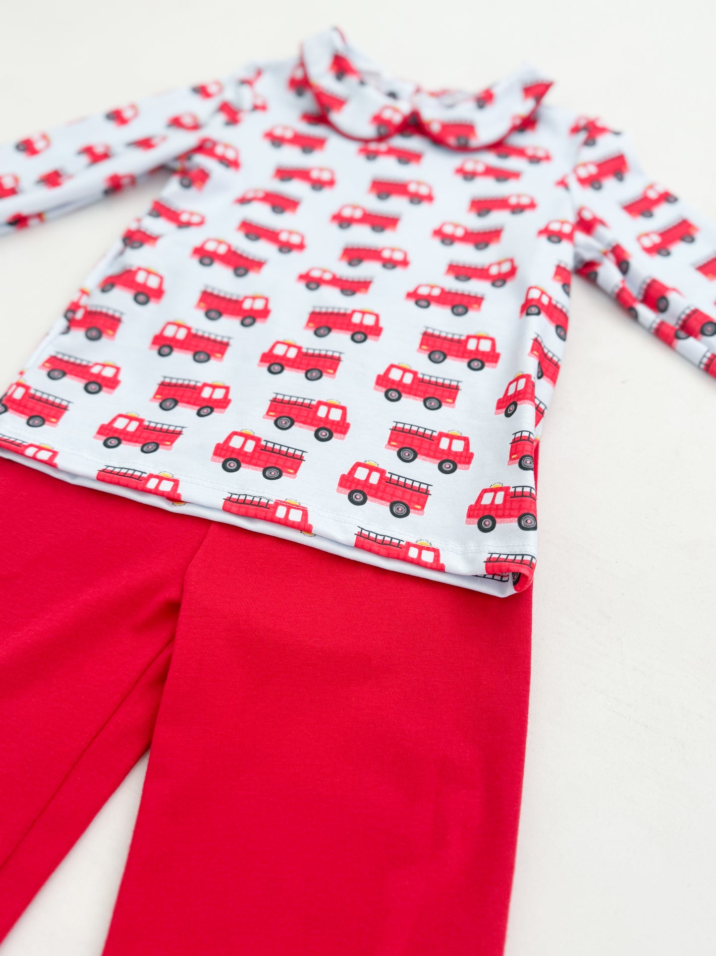 Tucker's Firetruck Pant Set