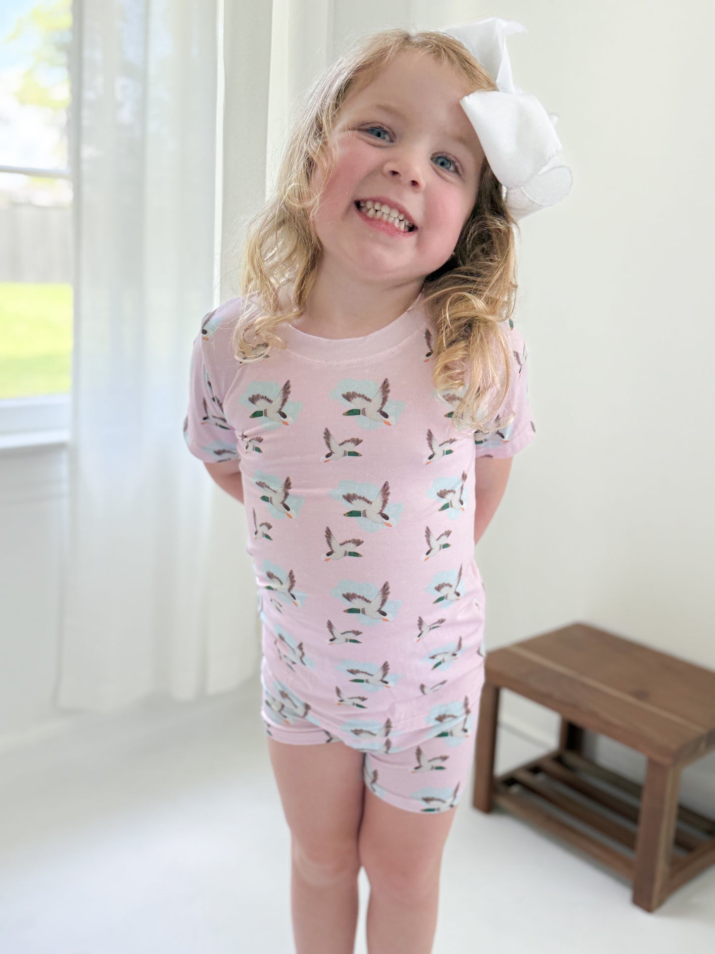 Ella Mallard Bamboo Shortie Set
