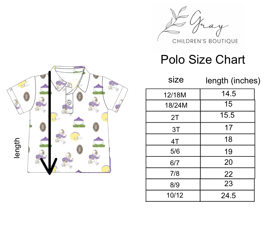 Tiger Gameday Boys Polo