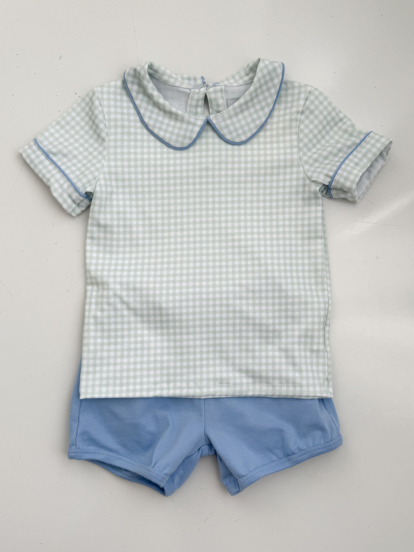 Thomas Gingham Short Set