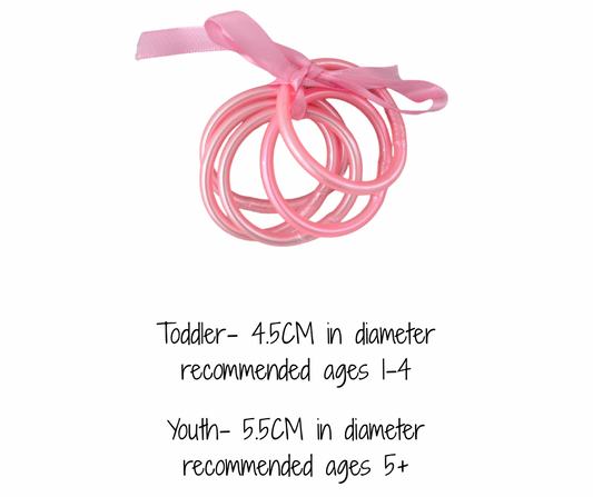 Light Pink Jelly Bangles