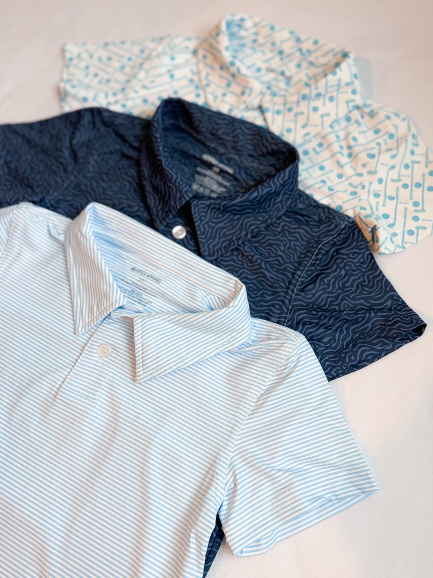 Navy Waves Polo