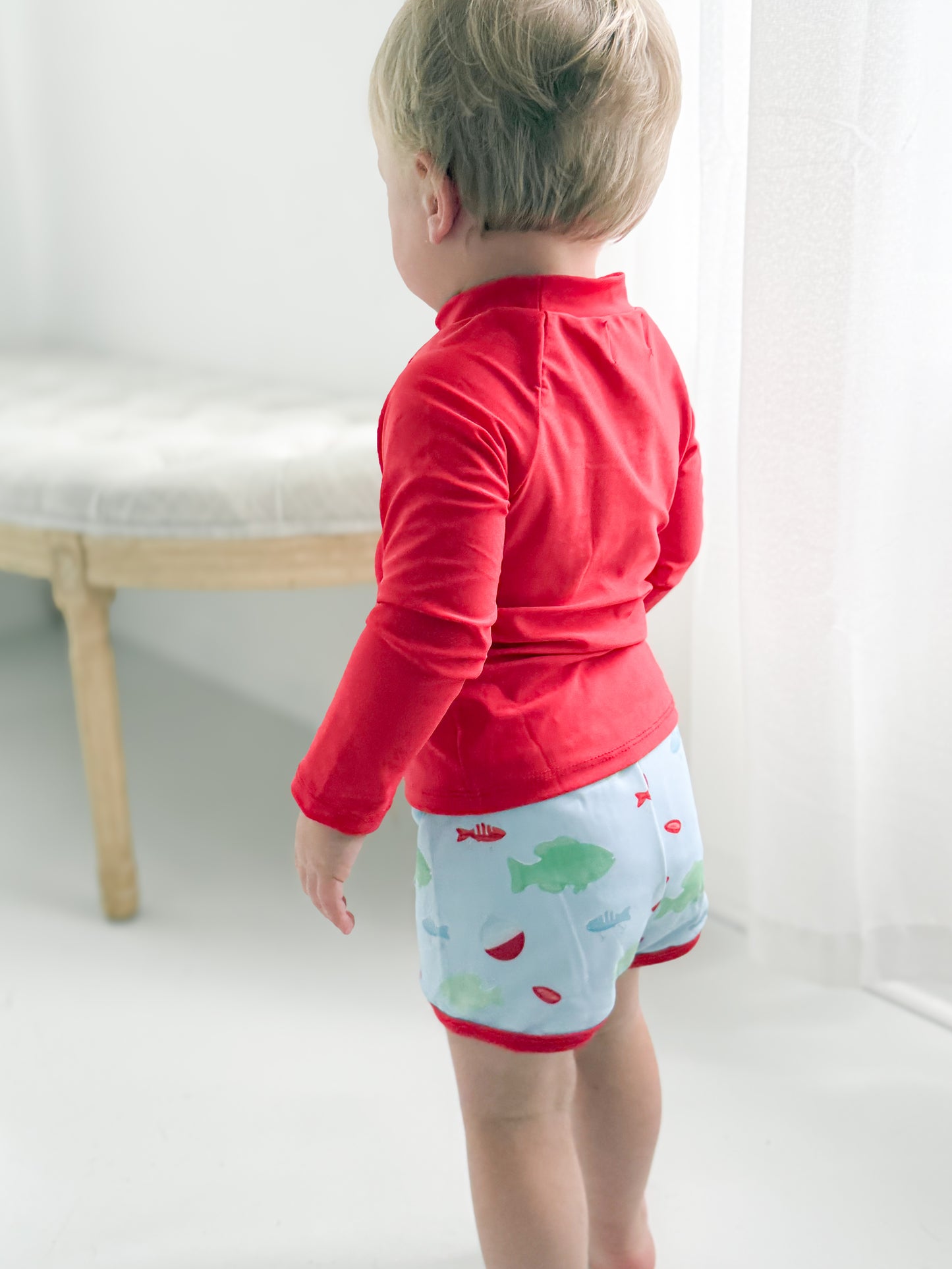 Reeling In Shortie Swim Set