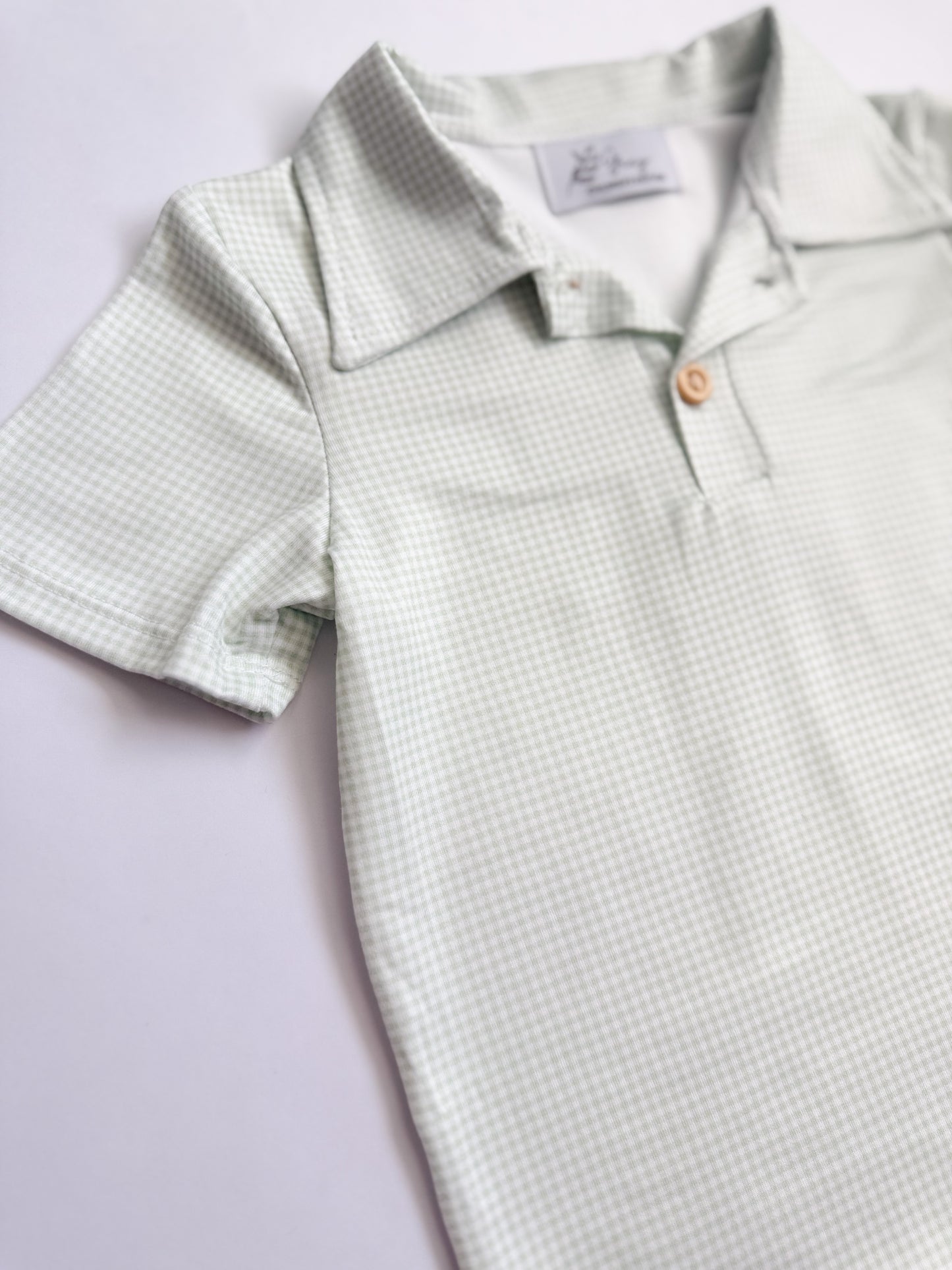 Spring Gingham Polo