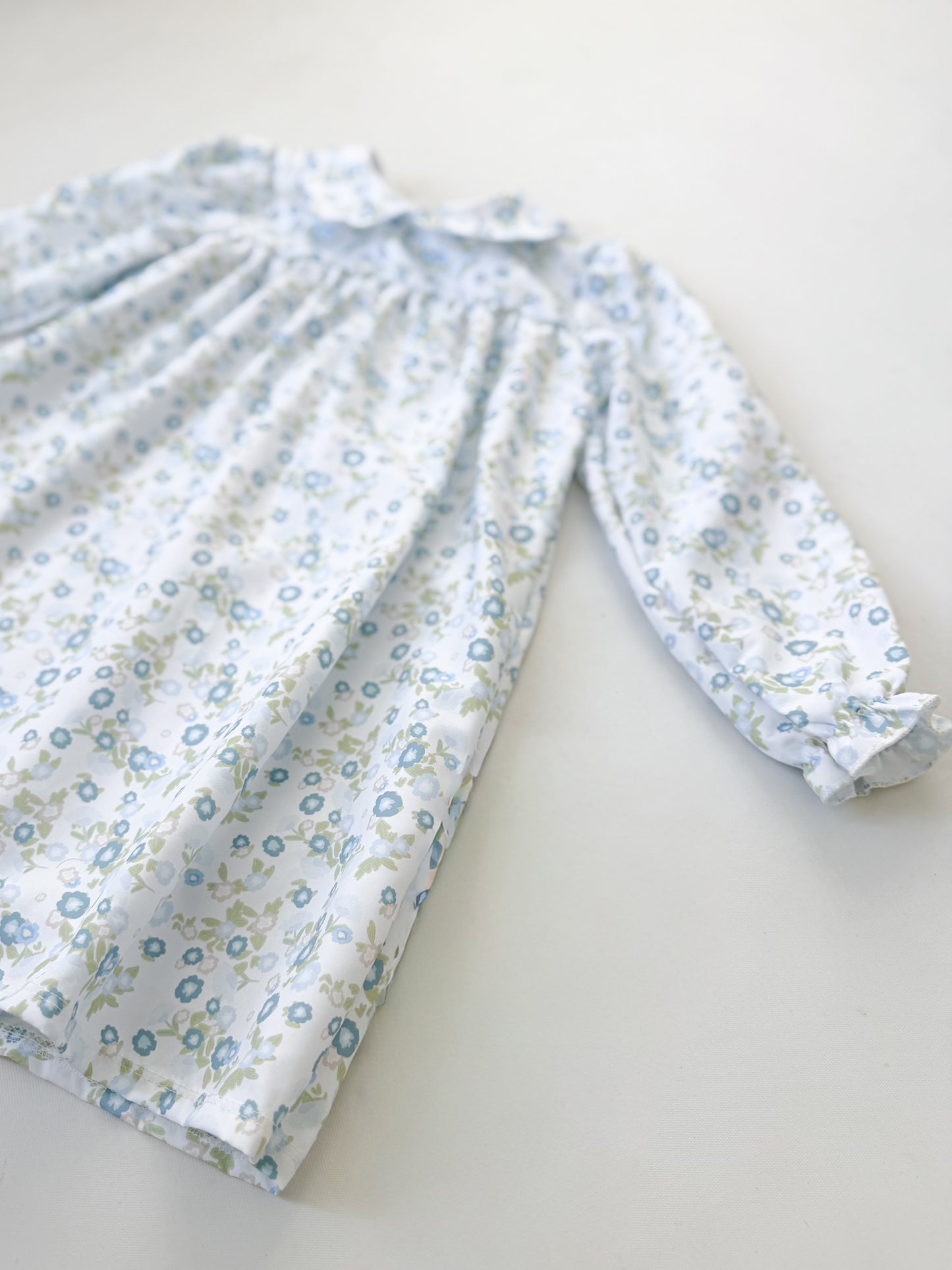 Eldey Floral Scalloped Collar Dress