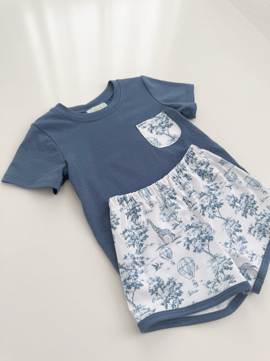 Safari Toile Shortie Set
