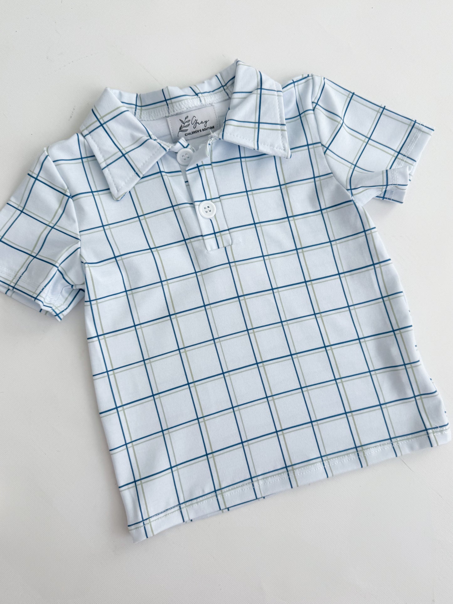 Nicholas Plaid Polo
