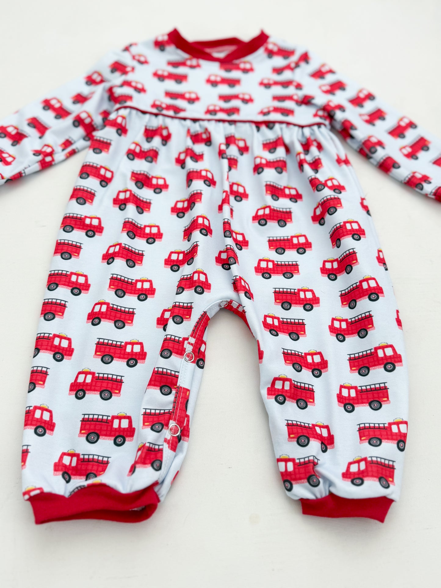Tucker's Firetruck Romper