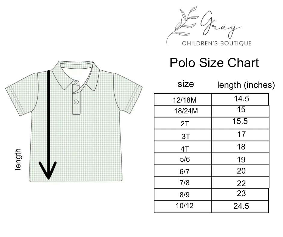 Spring Gingham Polo