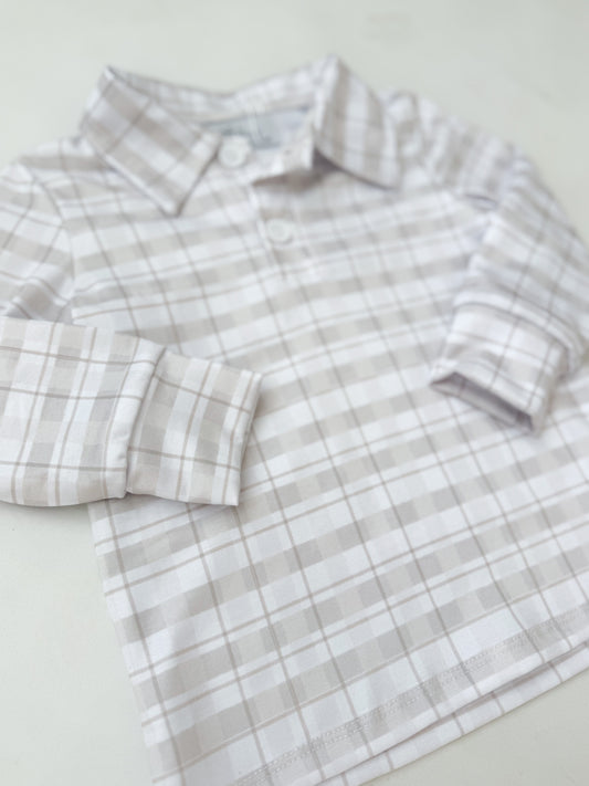 Drew Plaid Polo