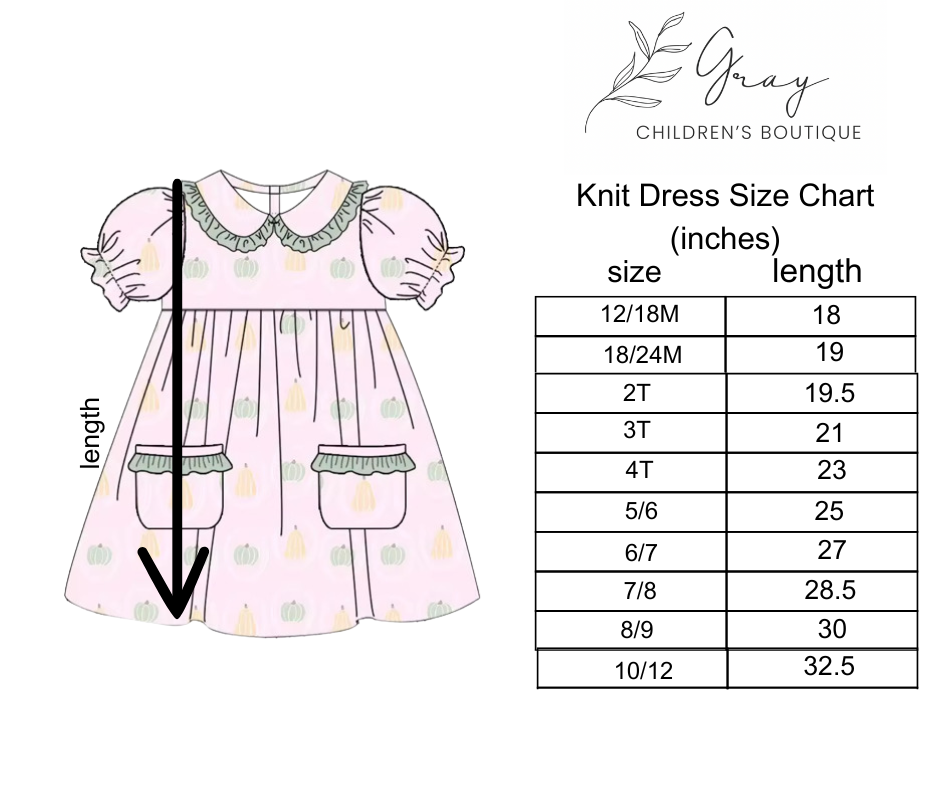Pink Pumpkin Patch Dress