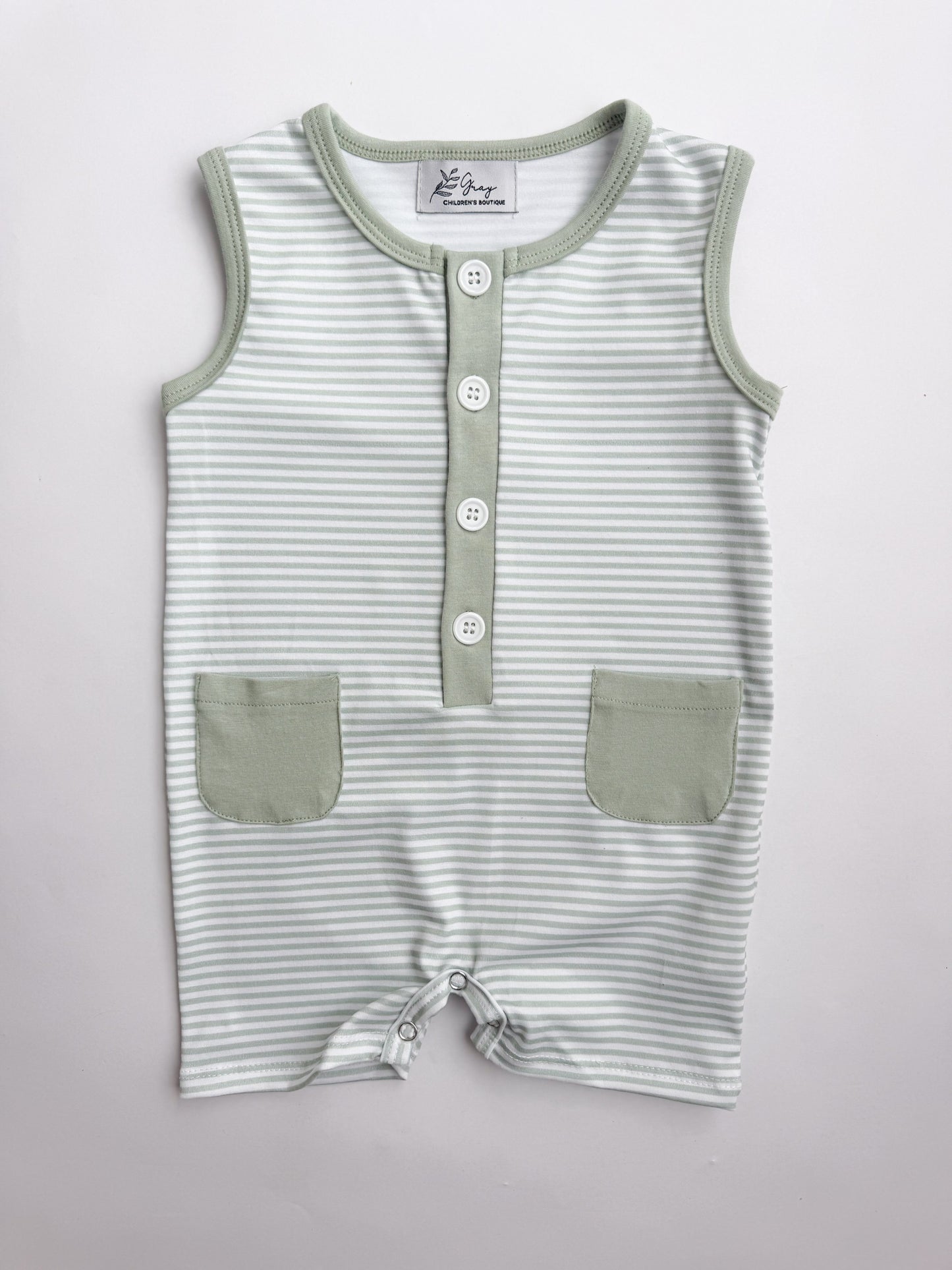Oliver Striped Romper