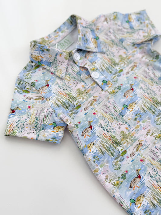Duck Pond Polo Romper