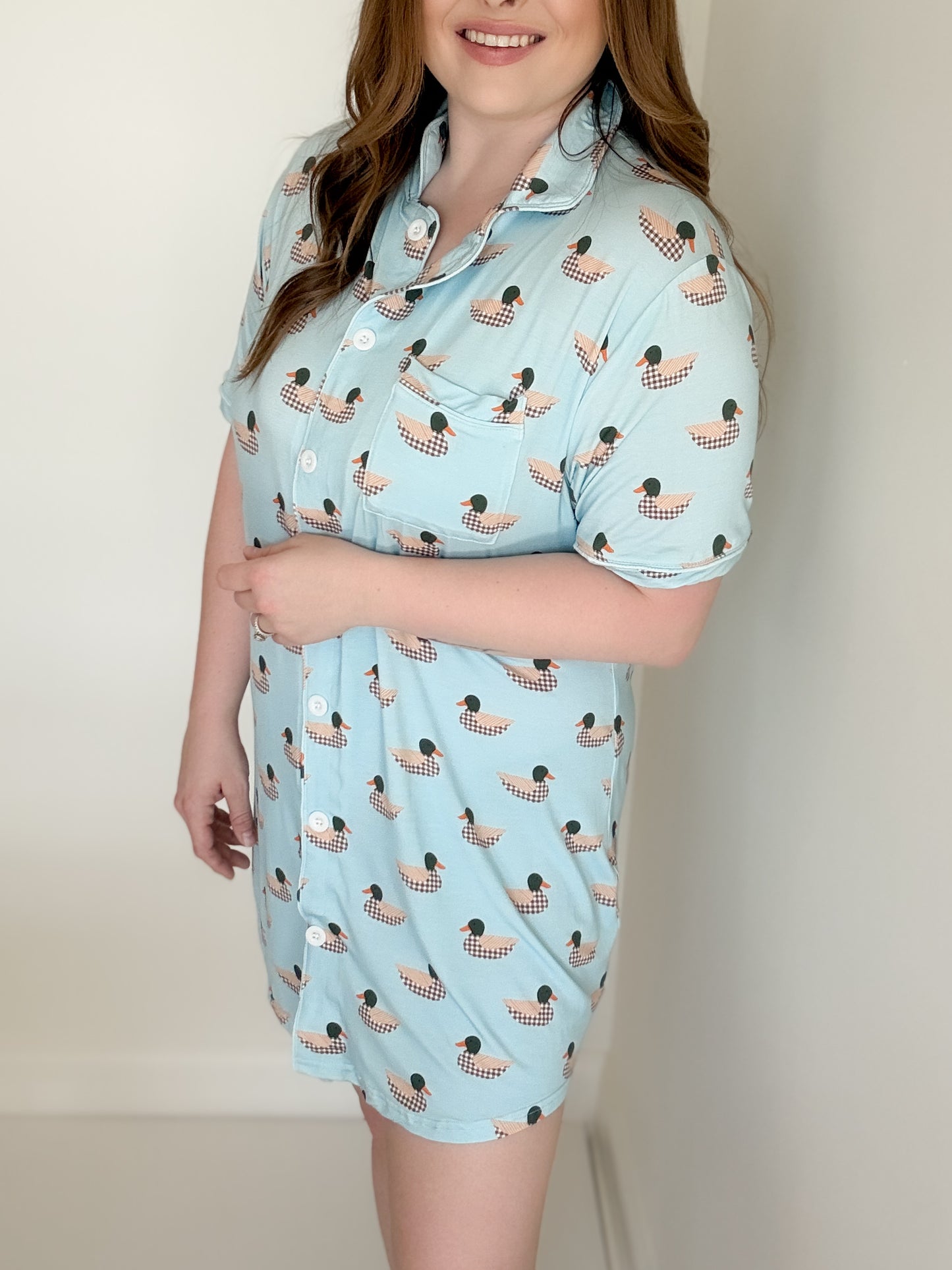 Sawyer Duck Mommy Bamboo Gown