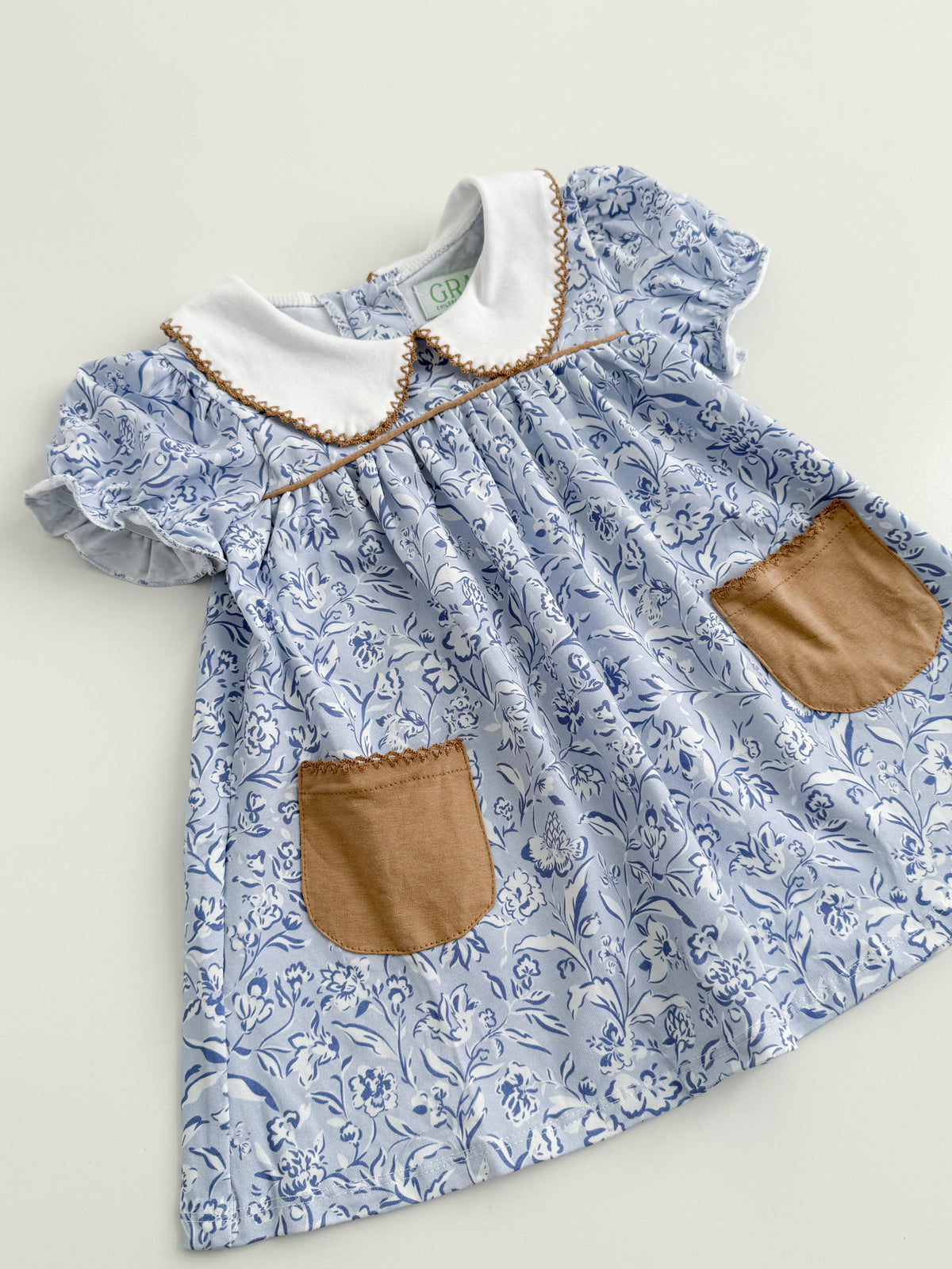 Bleu Floral Dress