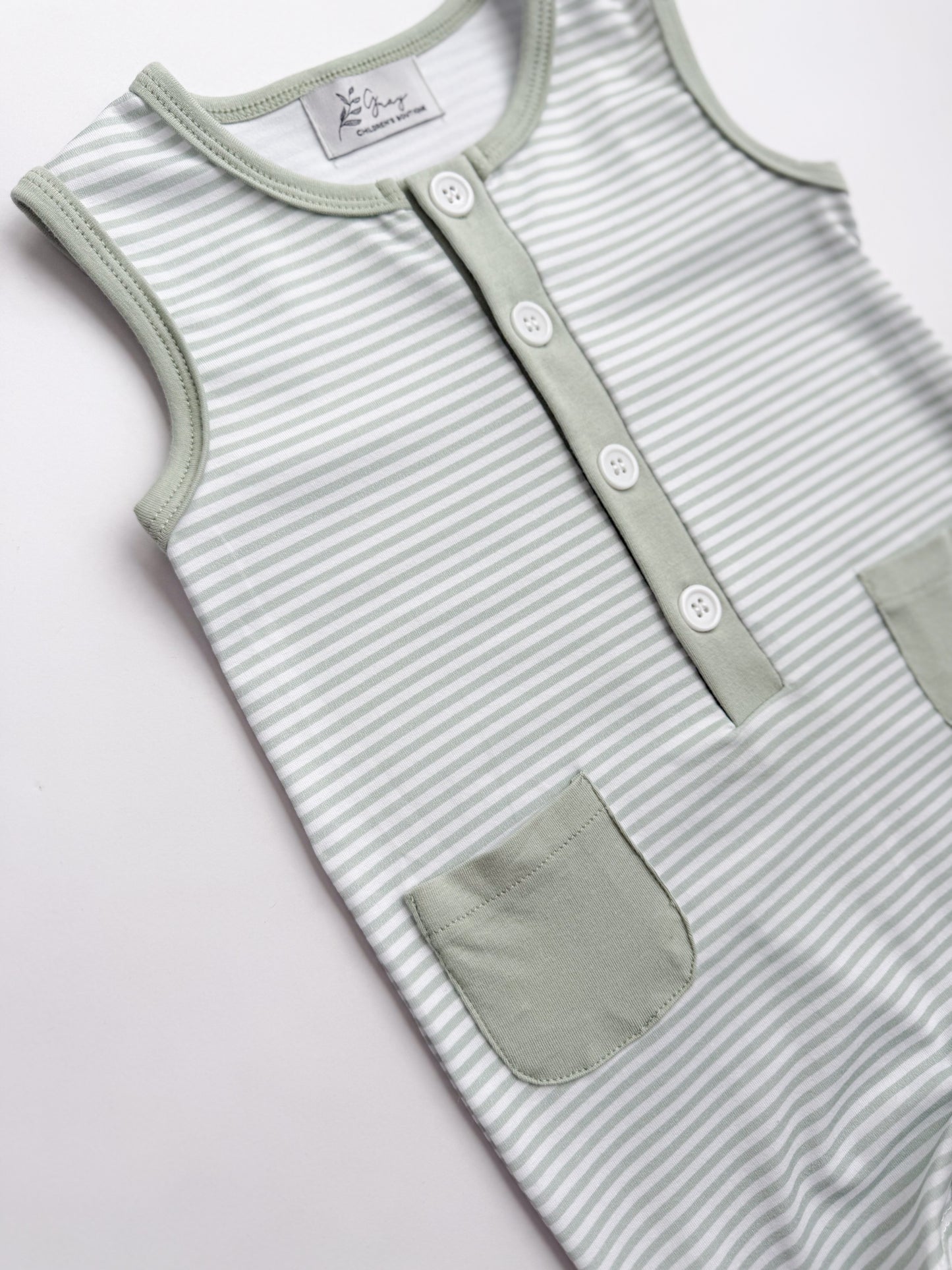 Oliver Striped Romper