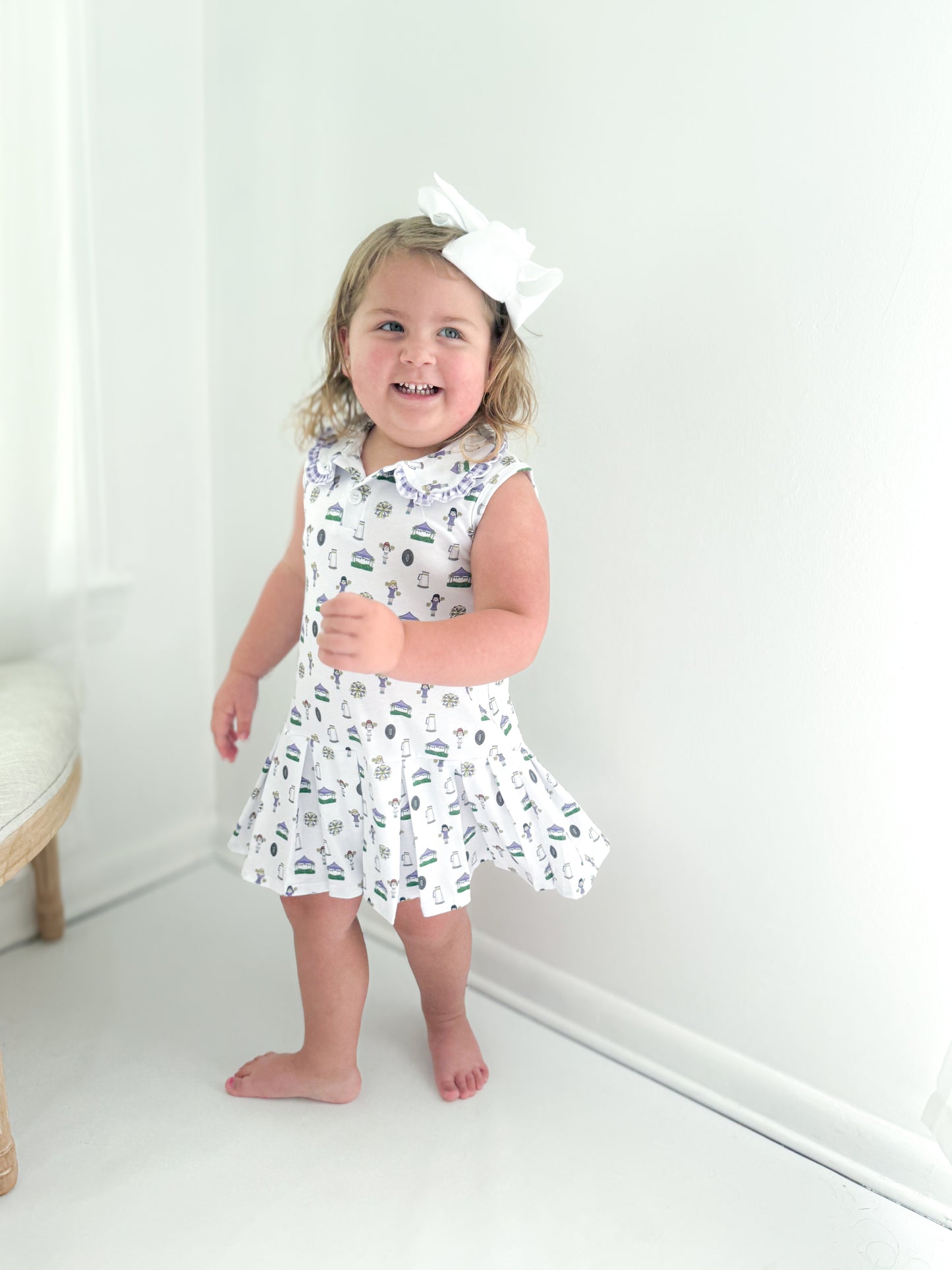 Tiger Gameday Polo Dress