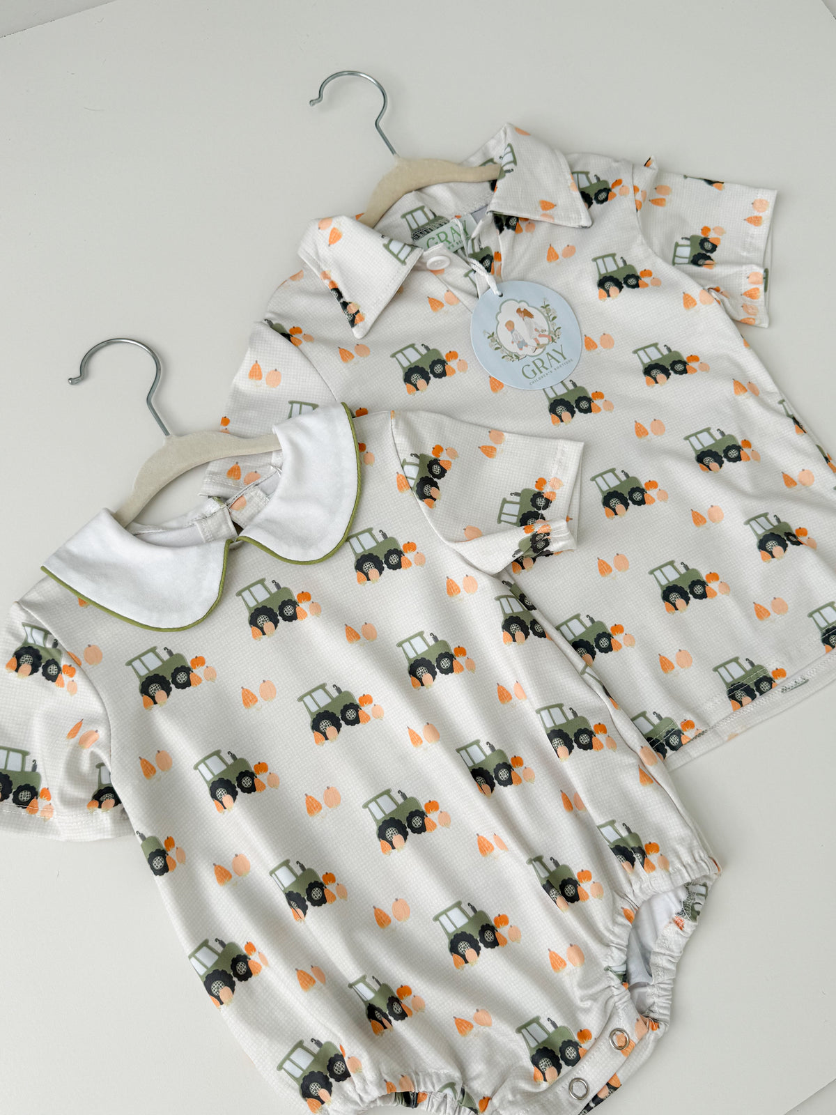 Rowan Pumpkin Short Sleeve Bubble