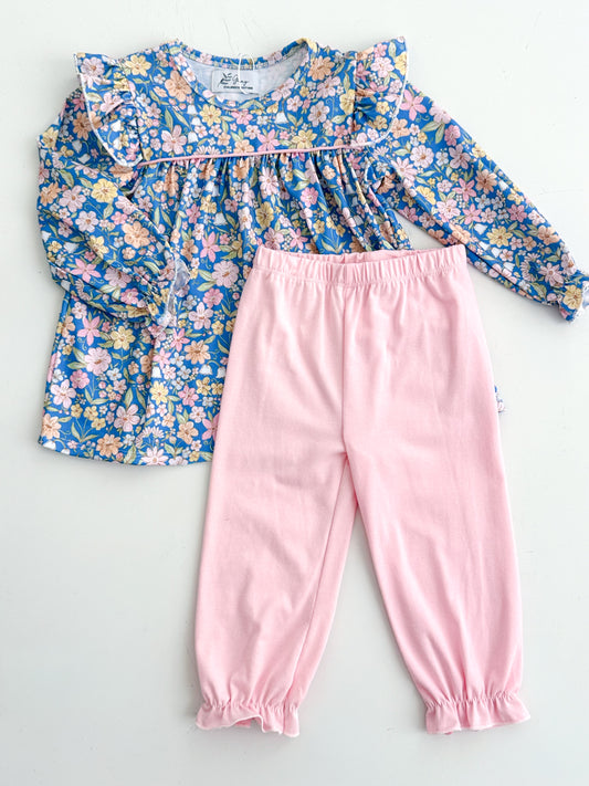 Melody Floral Bubble Pant Set
