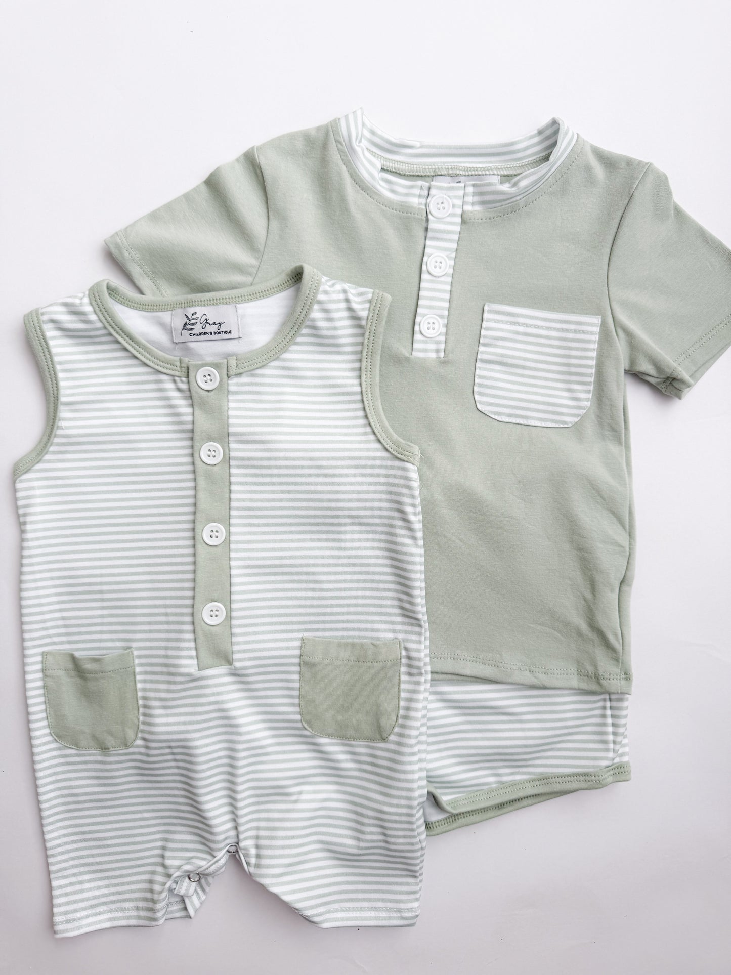Oliver Striped Short Set