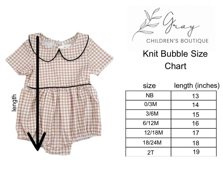Charlie Gingham Bubble