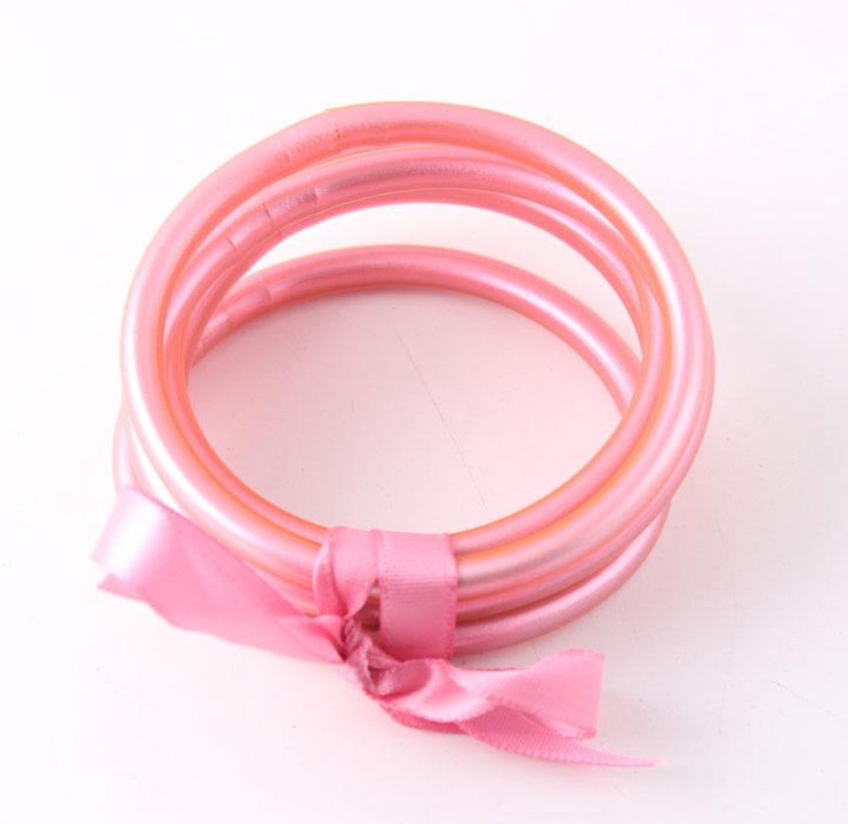 Light Pink Jelly Bangles