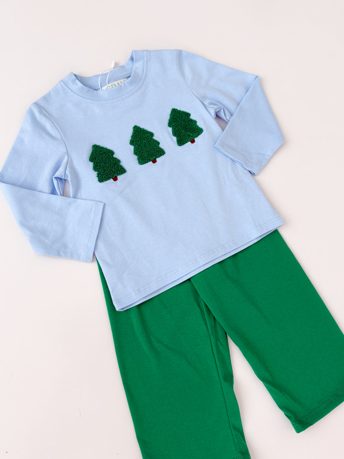 French Knot Evergreen Pant Set