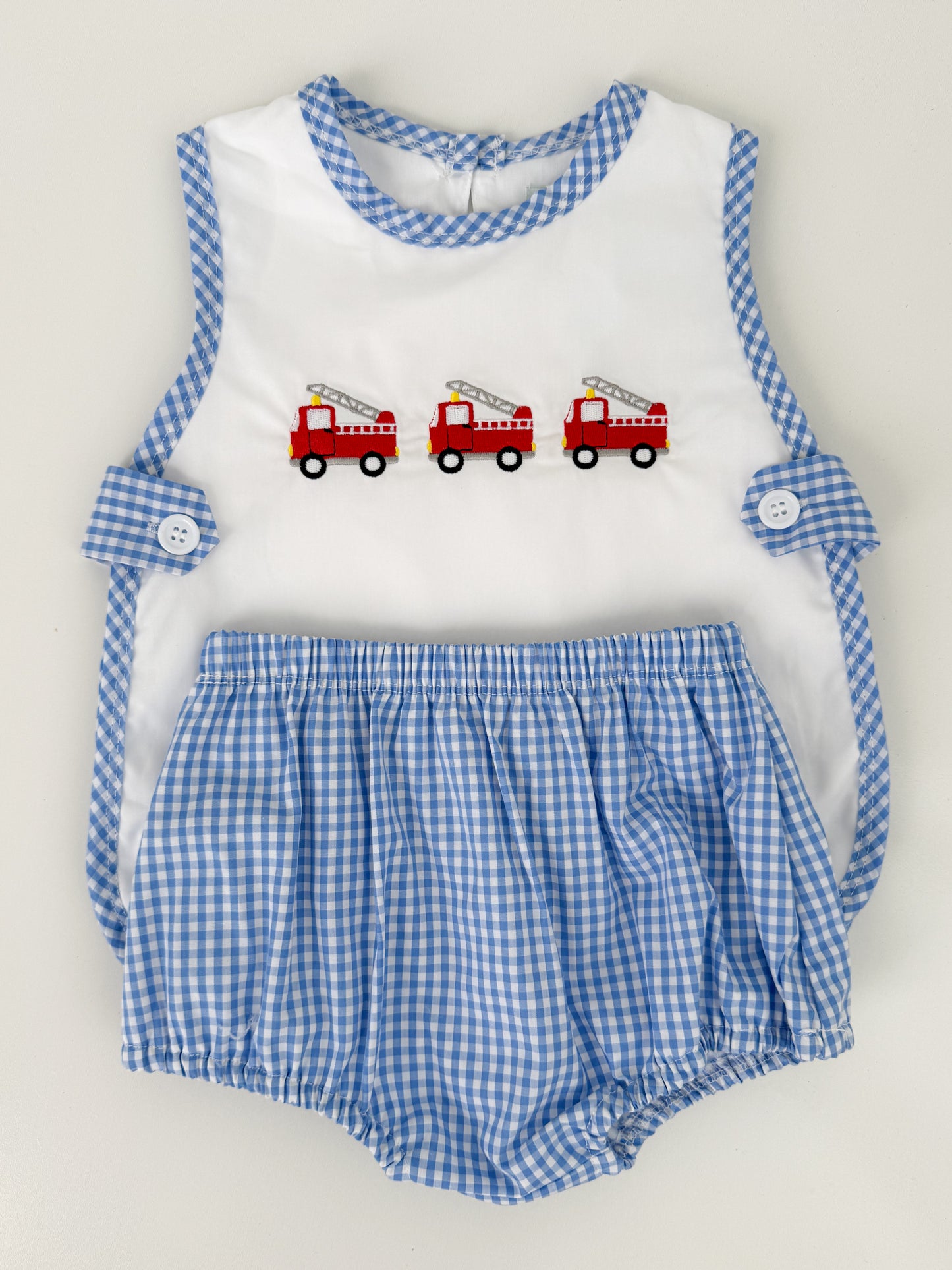 Fire Truck Diaper Set