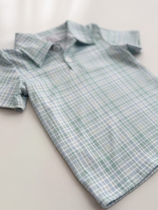 Lincoln Plaid Polo