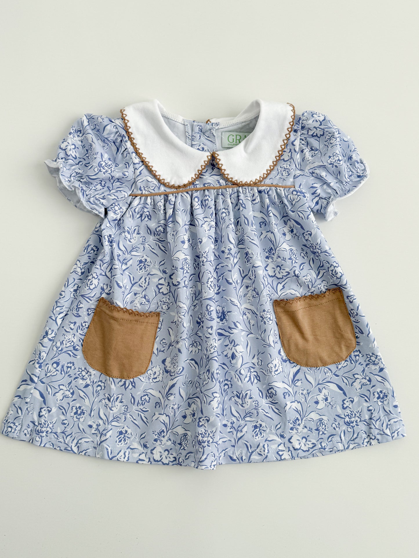 Bleu Floral Dress