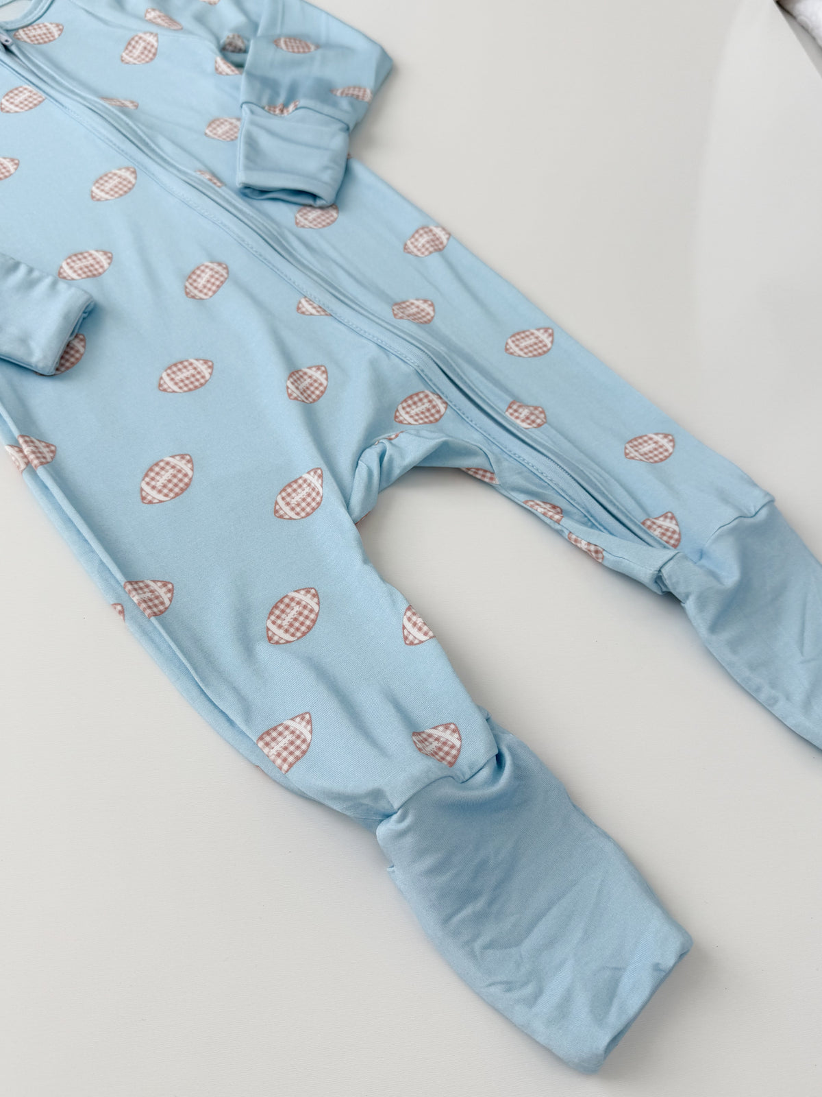 Touchdown Blue Bamboo Zippy