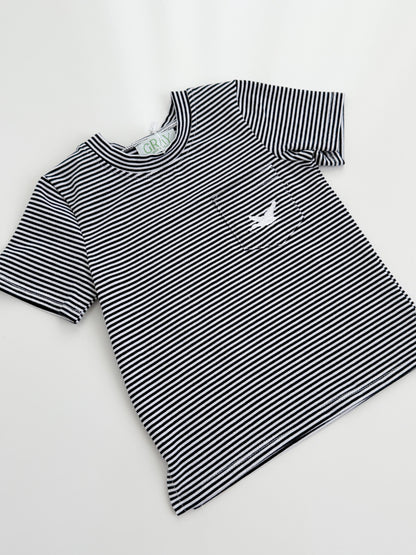 Everyday Striped Pocket Tees