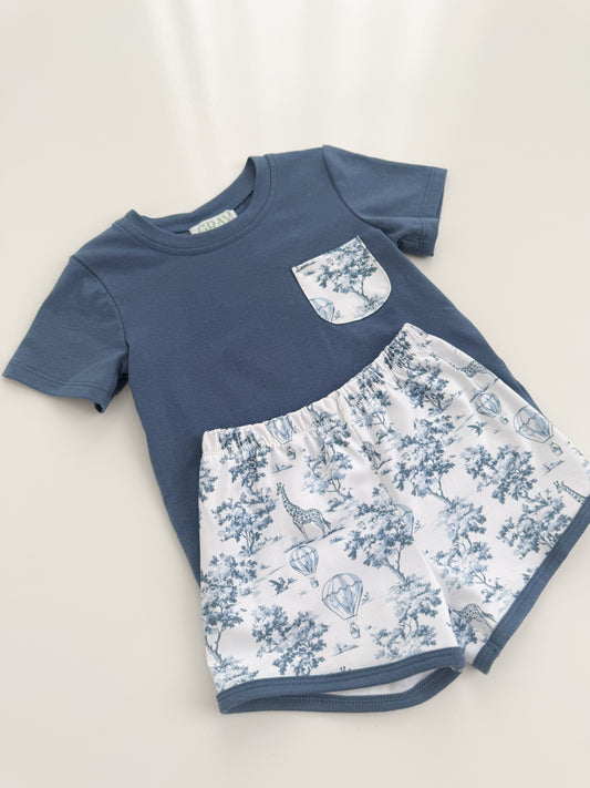 Safari Toile Shortie Set
