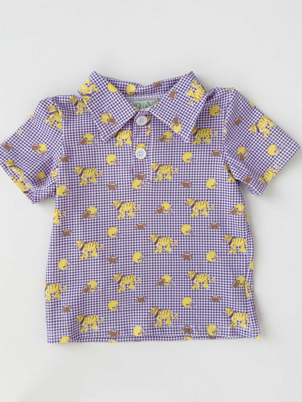 Gameday Gingham Polo