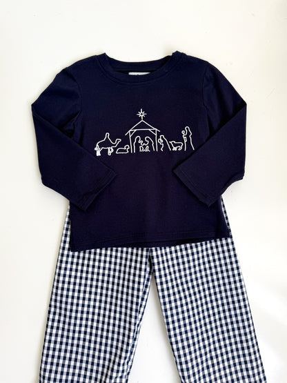 Nativity Scene Boys Pant Set