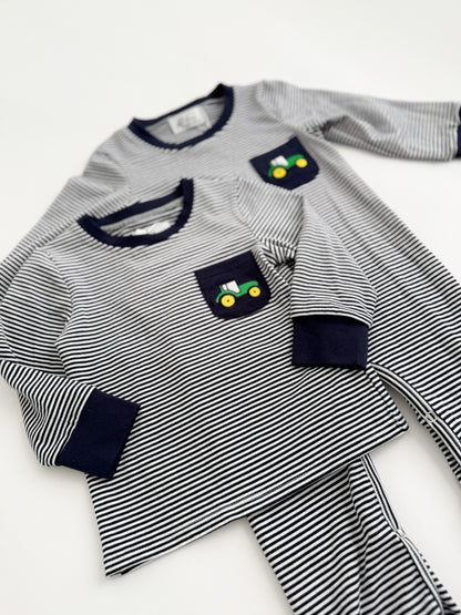 Tractor Pocket Striped Tee